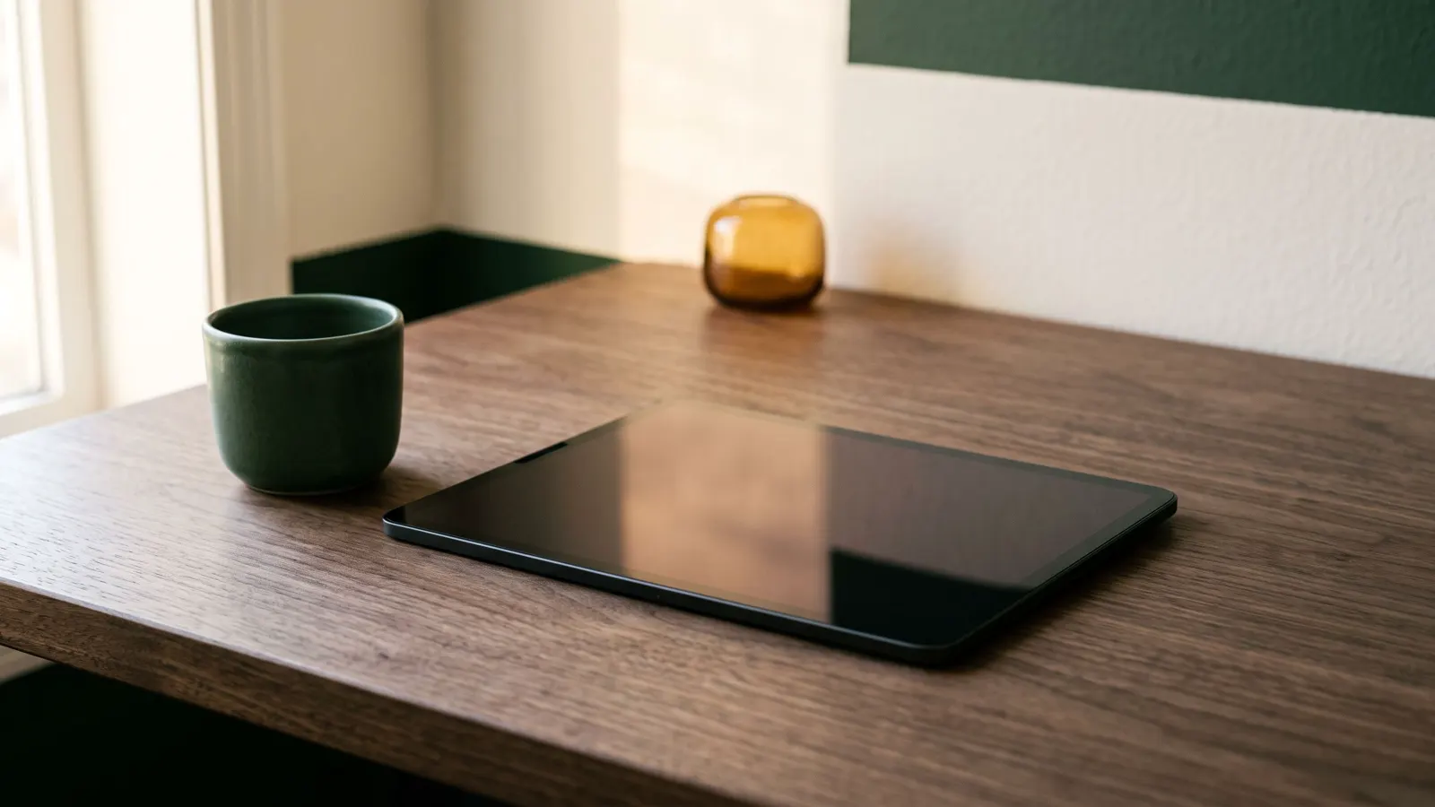 A still life representing reputation management software.